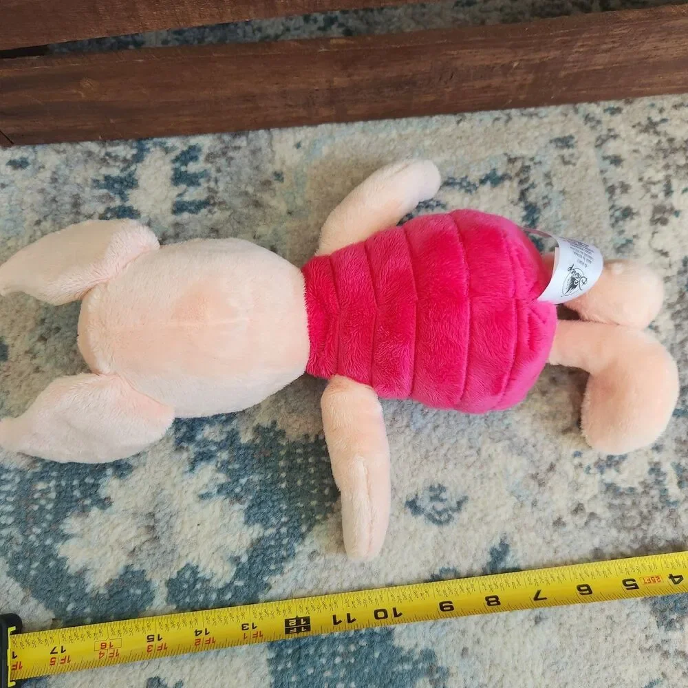 Disney Store 12" Piglet Winnie the Pooh Stuffed Animal Plush - Picture 6 of 9